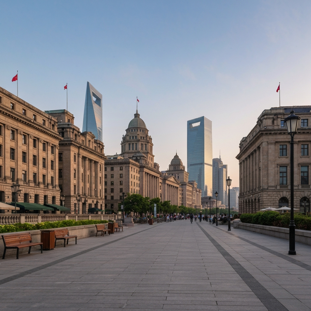 For older travelers, the Bund works beautifully as a low-effort, high-reward experience:
Wide, mostly level walking paths with plenty of benches
Easy photo opportunities without the need for strenuous climbing
Comfortable viewing both day and night, especially around sunset
Nearby cafes and hotel lounges where you can rest while still enjoying the view